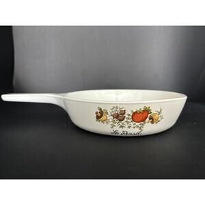 Vintage 1970s Corning Ware “Spice of Life" Skillet Pan "La Persil" P-83-B